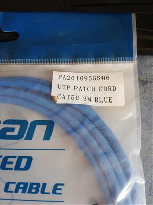 Network Cable Straight CAT5E 3M