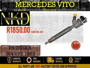 MERCEDES VITO - INJECTORS FOR SALE NEW OR RECON 
