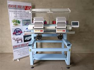 Commercial Embroidery Machine  2 heads Compact