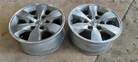 Toyota hilux rims x2 for sale