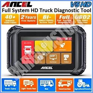 Ancel V5 HD Full System Truck Diagnostic Tool