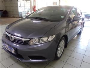 2012 HONDA CIVIC 1.8EXI AUTOMATIC  PETROL GREY COLO LEATHER SPARE KEY SERVICE HISTORY 82.000KM