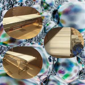 13. Conveyor Special Food‑grade stainless steel conveyors with speed control. 50