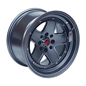 15″ GR155619 4/100 & 4/108 Hyper Black Alloy Wheels