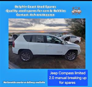 Jeep Compass limited 2.0 manual breaking up for spares