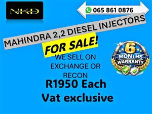 MAHINDRA 2,2 DIESEL INJECTORS FOR SALE WITH WARRANTY LOUIS TRICHARDT