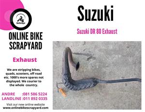 Suzuki JR 80 exhaust. Online bike Scrapyard new and secondhand spares and accessories