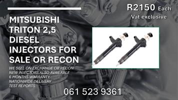 MITSUBISHI TRITON 2.5 DIESEL INJECTORS-FREE COURIER NATIONWIDE