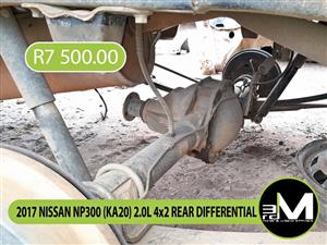 2017 NISSAN NP300 (KA20) 2.0 L 4x2 REAR DIFFERENTIAL