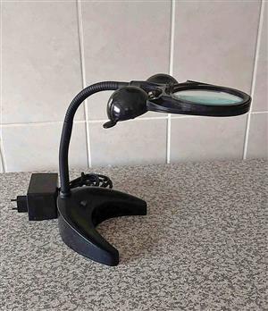 Anti eye strain lighter magnifying light