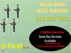 NISSAN NP300 DIESEL INJECTORS HARTBEESPOORT NOORD WES 