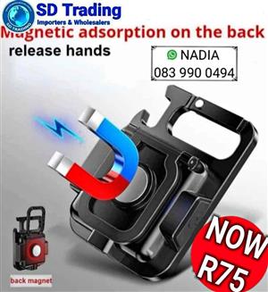 COB Rechargeable Keychain Light with Bottle Opener