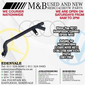 Water Pipe M271 Kompressor (Coolant) (Brand New) Suitable for Mercedes-Benz C-Class W203 M271 C180