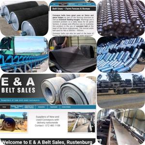 Conveyor Belting for agricultural use: Bomas, dam linings, fencing, flooring, ro