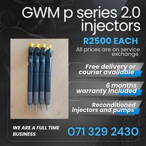 GWM 2.0 P SERIES INJECTORS FOR SALE WITH WARRANTY 