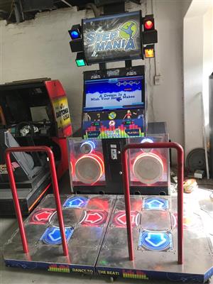 Dance dance arcade simulator game.takes coins or freeplay