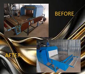 shrinkwrap machines. We do services, minor and major repairs