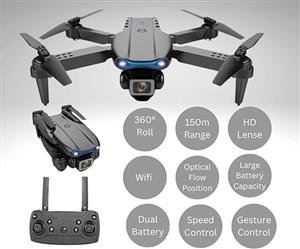 E88 4k High Definition Dual Camera Drone - Black