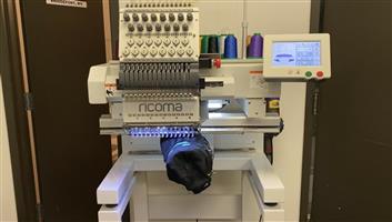 Ricoma MT-1501, Single Head, 15 Needle Commercial Embroidery Machine