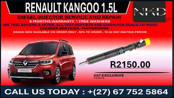Renault Kangoo 1.5L Diesel Fuel Injectors