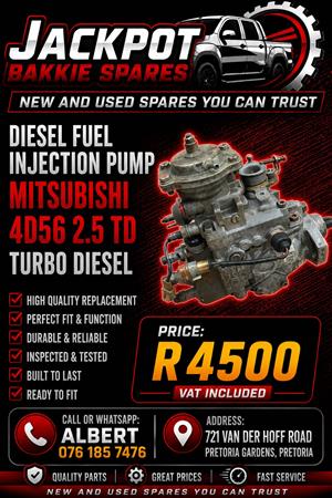 Diesel Fuel Injection Pump Mitsubishi 4D56 2.5 TD  