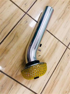 Chrome intake pipe & cone