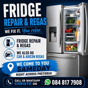 Fridge and car aircon gas refill and repair 