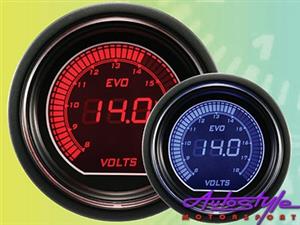Autogauge EVO Volt Gauge 52mm