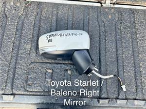 Toyota Starlet / Suzuki Baleno Right Mirror