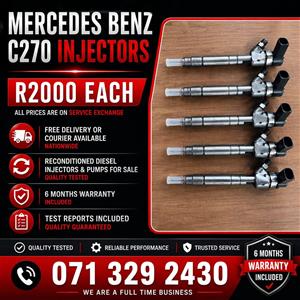 MERCEDES BENZ C270 INJECTORS FOR SALE WITH WARRANTY 
