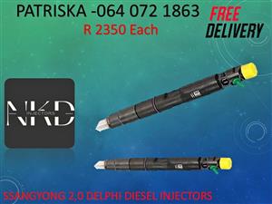 SSANGYONG 2,0 DELPHI INJECTORS FOR SALE
