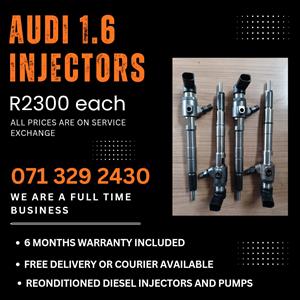 AUDI 1.6 INJECTORS FOR SALE WITH WARRANTY 