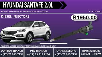 Hyundai Santafe 2.0L Diesel Injectors 