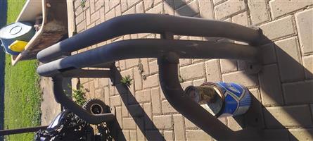 Matt Black Double Pipe Roll Bar for Bakkie
