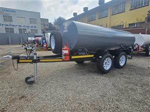 3000L Mild Steel Fuel mobile tank trailer 