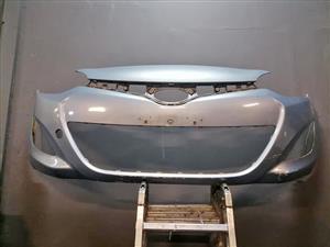 Hyundai i20 silver-blue front bumper for sale