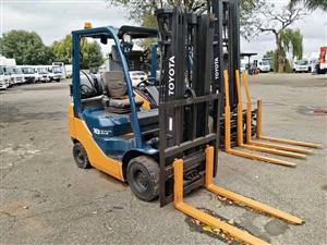 The Gold Standard of Reliability: Toyota 1.8t Gas Forklift 