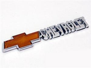 Chrome Raised Chevrolet Sticker Badge