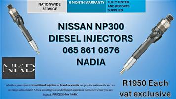 NISSAN NP300 DIESEL INJECTORS FOR SALE -RECONDITIONED AND NEW
