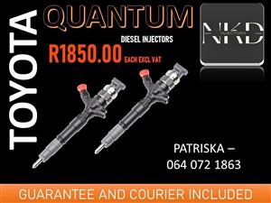 COMMON RAIL DIESEL INJECTORS FOR SALE FOR TOYOTA QUANTUM INJECTORS