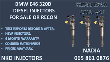 DIESEL INJECTORS FOR SALE FOR MBW E46 320D. COURIER NATIONWIDE