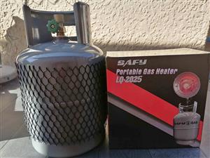 Gas cylinder 3kg, round portable gas heater top combo