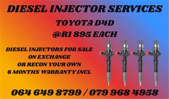 Recon your Diesel injectors washers and warranty included