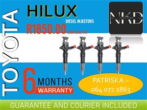 TOYOTA HILUX INJECTORS FOR SALE OR TO RECON