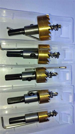HSS CORE BIT SET- 5X pieces BRAND New