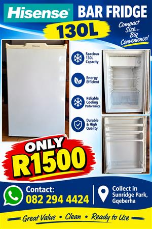 Hisense Bar Fridge 130l 