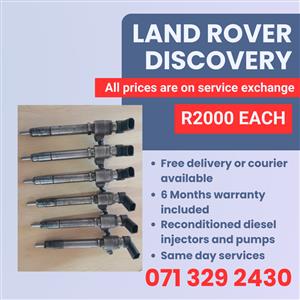 LAND ROVER DISCOVERY TDV6 INJECTORS FOR SALE WITH WARRANTY INCLUDED 