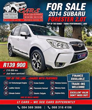 2014 Subaru Forester 2.0T XT– Top of the Range Performance SUV.
