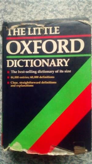 The Little Oxford Dictionary (hard cover) for sale  Centurion