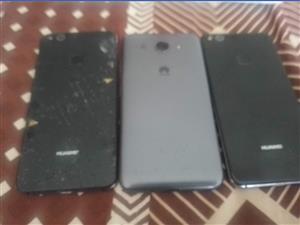 2 x Huawei P10 lites and 1 x Huawei y3 2018 model cellphones too swop 